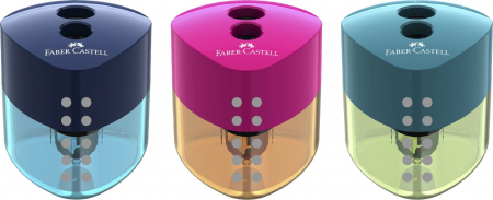 Ascutitori & Radiere - Ascutitoare Plastic Dubla Grip Trend 2019 Faber-Castell