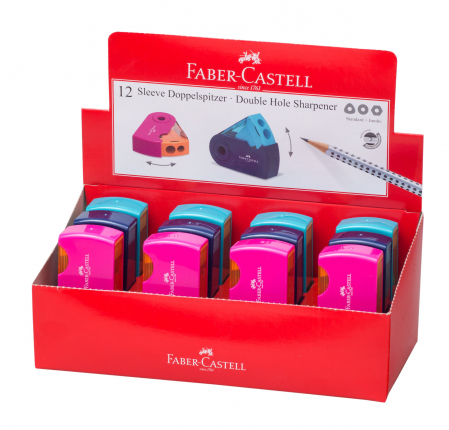Ascutitoare Plastic Dubla Sleeve Trend 2019 Faber-Castell [1]