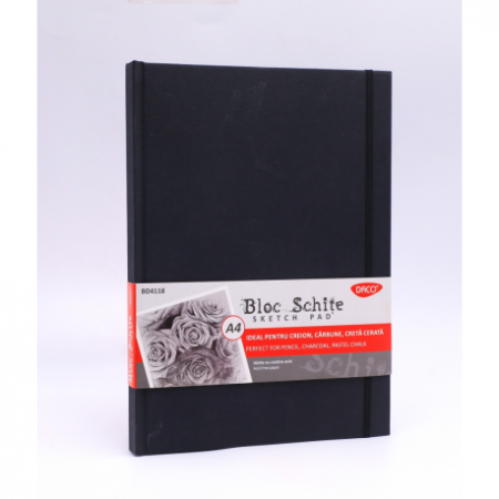Caiete & Bloc Desen - Bloc A4 Schite 110G 80 File Daco Bd4118