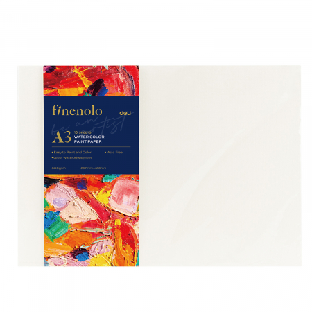 Caiete & Bloc Desen - Bloc Desen Acuarela A3 300G 16 Coli Deli