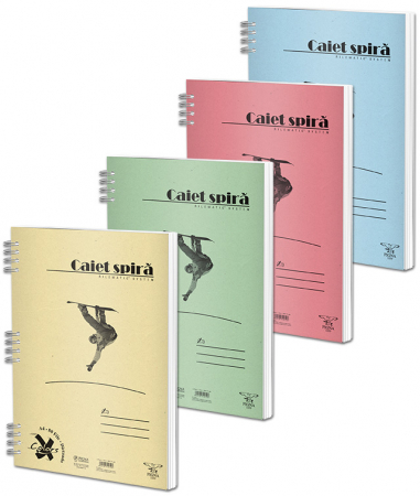 Caiete & Bloc Desen - Caiet Spira A5 50F Dr Basic Pigna