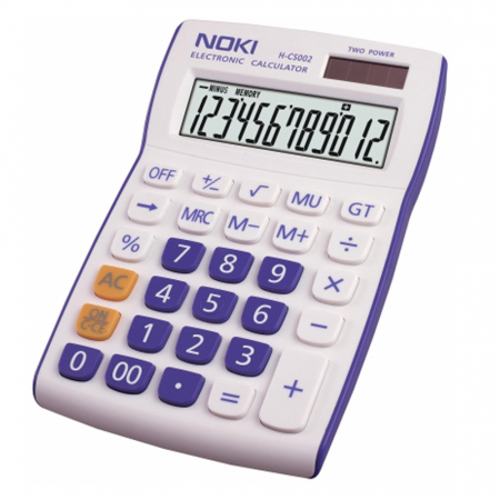 Calculatoare de birou - Calculator Birou 12Dig Hcs002 Alb/Albastru Noki