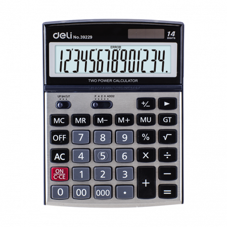 Calculator Birou 14Dig Metal 39229 Deli [1]
