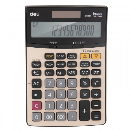 Calculatoare de birou - Calculator Birou 14Dig Metal 39264 Deli