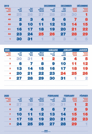 Decapsatoare - Calendar perete TRIPTIC