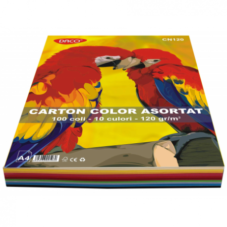 Carton copiator - Carton Color Cn120 A4  100Coli  10Cul  Daco 120G/Mp