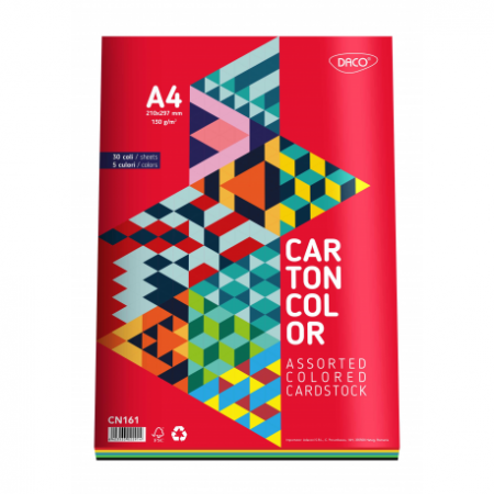 Carton copiator - Carton Color Cn161  A4  30 Coli  5 Cul. Daco 160G/Mp