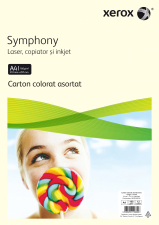 Carton copiator - Carton Copiator A4 As Mixt+Negru+Maro 160G 2*12 Cul 24/Top Xerox