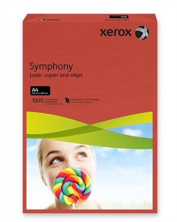 Carton copiator - Carton Copiator A4 Rosu Intens 160G 250/Top Xerox