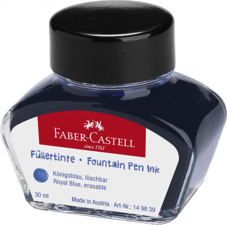Rechizite scolare - Cerneala 30Ml Albastra Faber-Castell