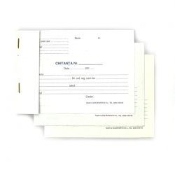 Tipizate - Chitantier A6 3Ex Gold