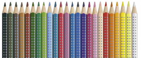 Creioane Colorate 24 Culori Grip 2001 Faber-Castell [1]
