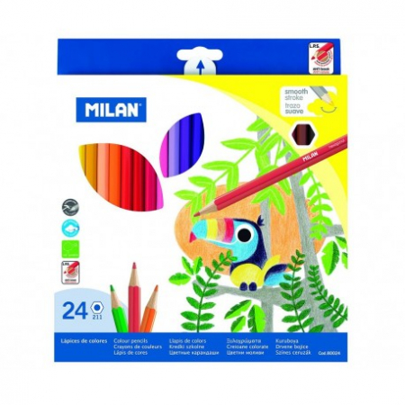 Creioane colorate - Creion Color 24 Milan