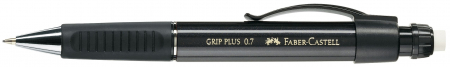 Creioane mecanice - Creion Mecanic 0.7Mm Negru Grip Plus 1307 Faber-Castell