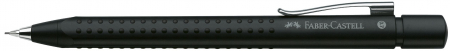 Instrumente de scris - Creion Mecanic 0.7Mm Negru Metalizat Grip 2011 Faber-Castell