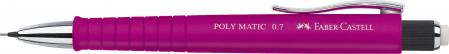 Creioane mecanice - Creion Mecanic 0.7Mm Poly Matic Roz Faber-Castell