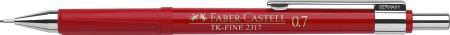 Creioane mecanice - Creion Mecanic 0.7Mm Tk-Fine 2317 Rosu Faber-Castell