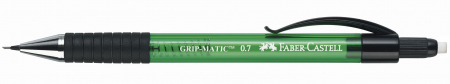 Creioane mecanice - Creion Mecanic 0.7Mm Verde Grip-Matic 1377 Faber-Castell