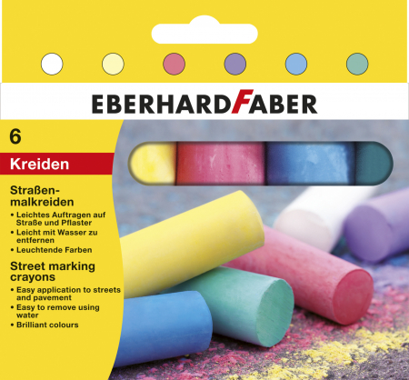 Arta si grafica - Creta 6 Culori Desen Asfalt Eberhard Faber