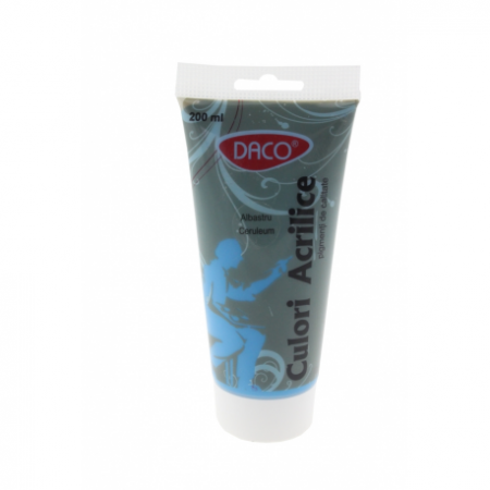 Culori acrilice - Culori Acril 200Ml Daco Albastru Ceruleum Cu3200Ac
