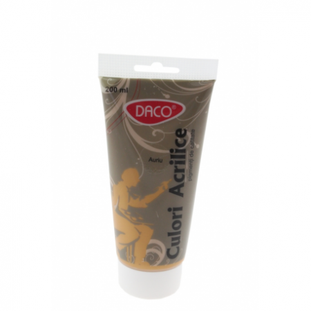 Culori acrilice - Culori Acril 200Ml Daco Auriu Cu3200Au