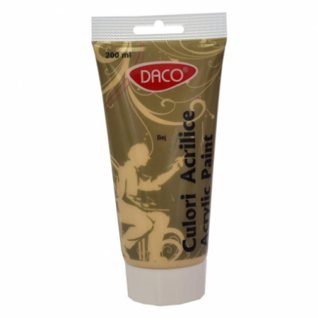 Rechizite scolare - Culori Acril 200Ml Daco Bej Cu3200Bj