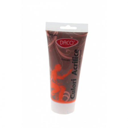 Culori acrilice - Culori Acril 200Ml Daco Portocaliu Cu3200P