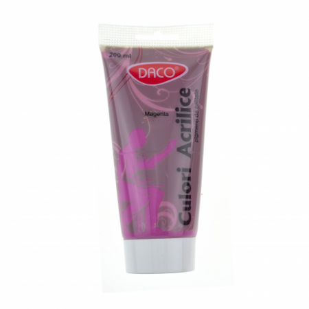Culori acrilice - Culori Acril 200Ml Daco Roz Magenta Cu3200M