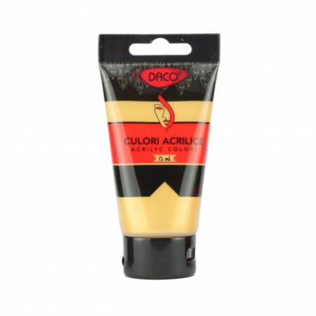 Rechizite scolare - Culori Acril 75Ml Daco Auriu Cu375Au