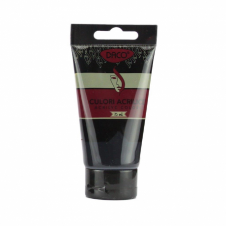Culori acrilice - Culori Acril 75Ml Daco Negru Cu375N