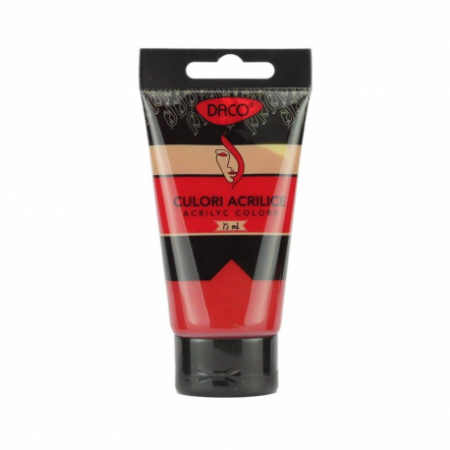 Culori acrilice - Culori Acril 75Ml Daco Rosu Carmin Cu375Rc
