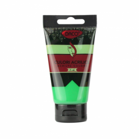 Culori acrilice - Culori Acril 75Ml Daco Verde Mediu Cu375Vm