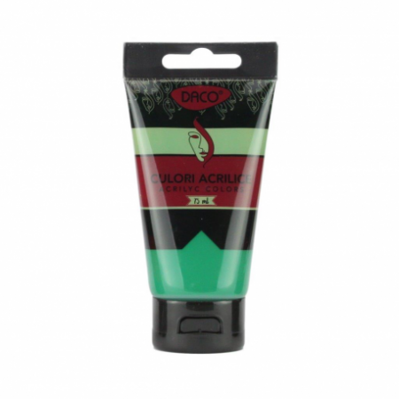 Culori acrilice - Culori Acril 75Ml Daco Verde Viridian Cu375Vv
