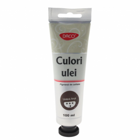 Pensule, Acuarele, Tempera, Guase - Culori Ulei 100Ml Daco Umbra Arsa Cu4100Ua