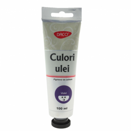 Pensule, Acuarele, Tempera, Guase - Culori Ulei 100Ml Daco Violet Cu4100Vi
