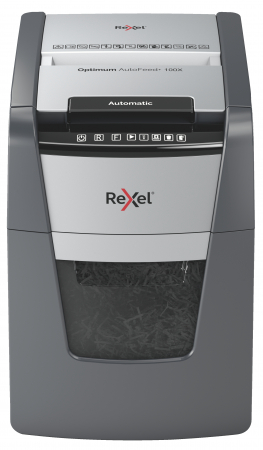 Aparatura pentru birou - Distrugator Automat Optimum 100X P4 Cross Cut 100 Coli Rexel