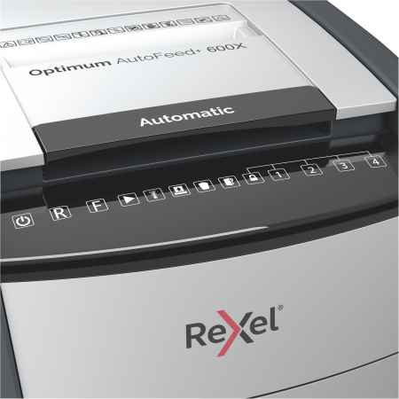 Distrugator Automat Optimum 600X P4 Cross Cut 600 Coli Rexel [4]