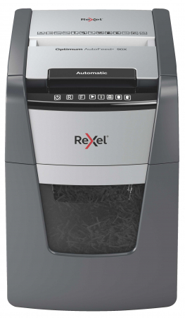 Distrugatoare de documente - Distrugator Automat Optimum 90X P4 Cross Cut 90 Coli Rexel
