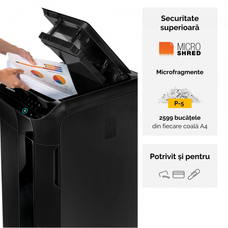 Distrugator Doc Automat Automax 600M Micro-Cut Fellowes [2]