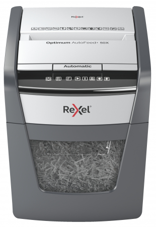 Distrugatoare de documente - Distrugator Doc Automat Optimum 50X Cross-Cut Rexel