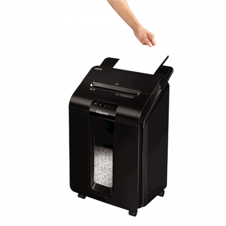 Distrugatoare de documente - Distrugator Documente Automax 100M Cross-Cut Fellowes