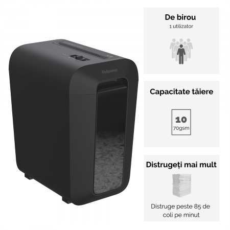 Distrugator Documente Lx65 Cross-Cut Fellowes [2]