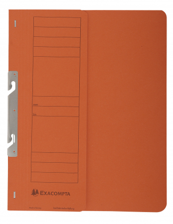 Dosare din carton - Dosar Carton Incopciat 1/2 Portocaliu Falken/Exacompta