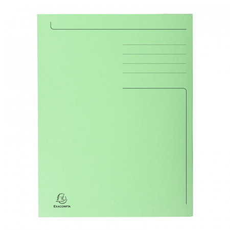 Dosare din carton - Dosar Carton Plic Verde Exacompta