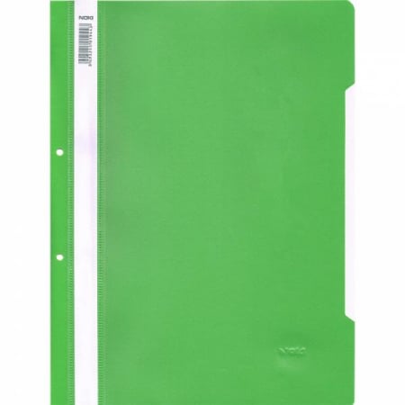 Dosare din plastic - Dosar Plastic Cu Sina Si Gauri Verde Deschis Noki