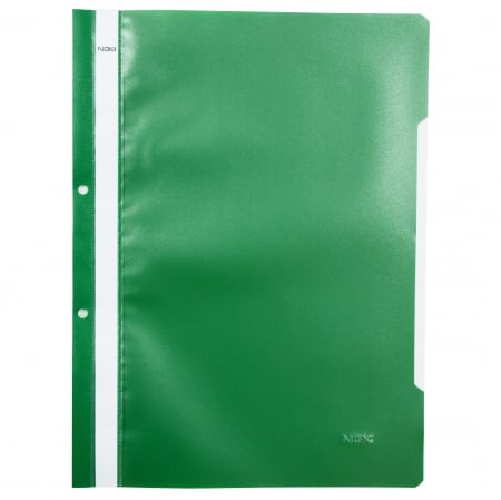 Dosare din plastic - Dosar Plastic Cu Sina Si Gauri Verde Noki