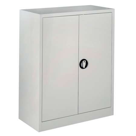 Dulapuri metalice - Dulap Metalic Ceha, Gri, 92X42X120 Cm, 2 Usi Batante Si 2 Polite