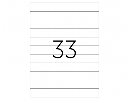Etichete 33/A4 70*25.4Mm Colturi Drepte 100/Top Tanex [1]