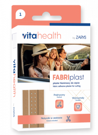 Plasturi - Rola plasture FABRIplast cu foarfeca
