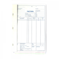 Tipizate - Factura A4 3 Exemplare Autocopiativa Gold